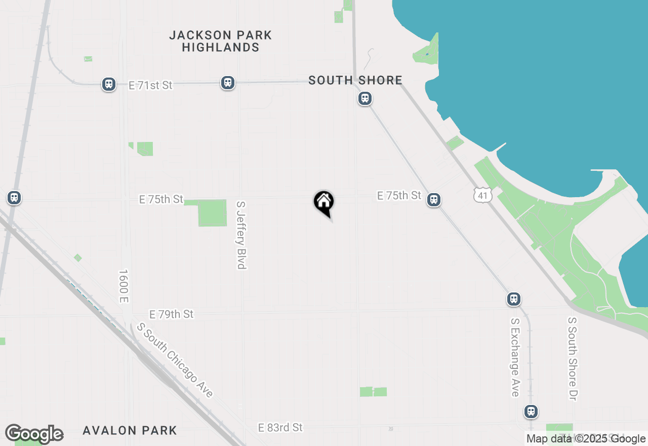 Map of 7558 S Crandon Avenue, Chicago, IL 60649