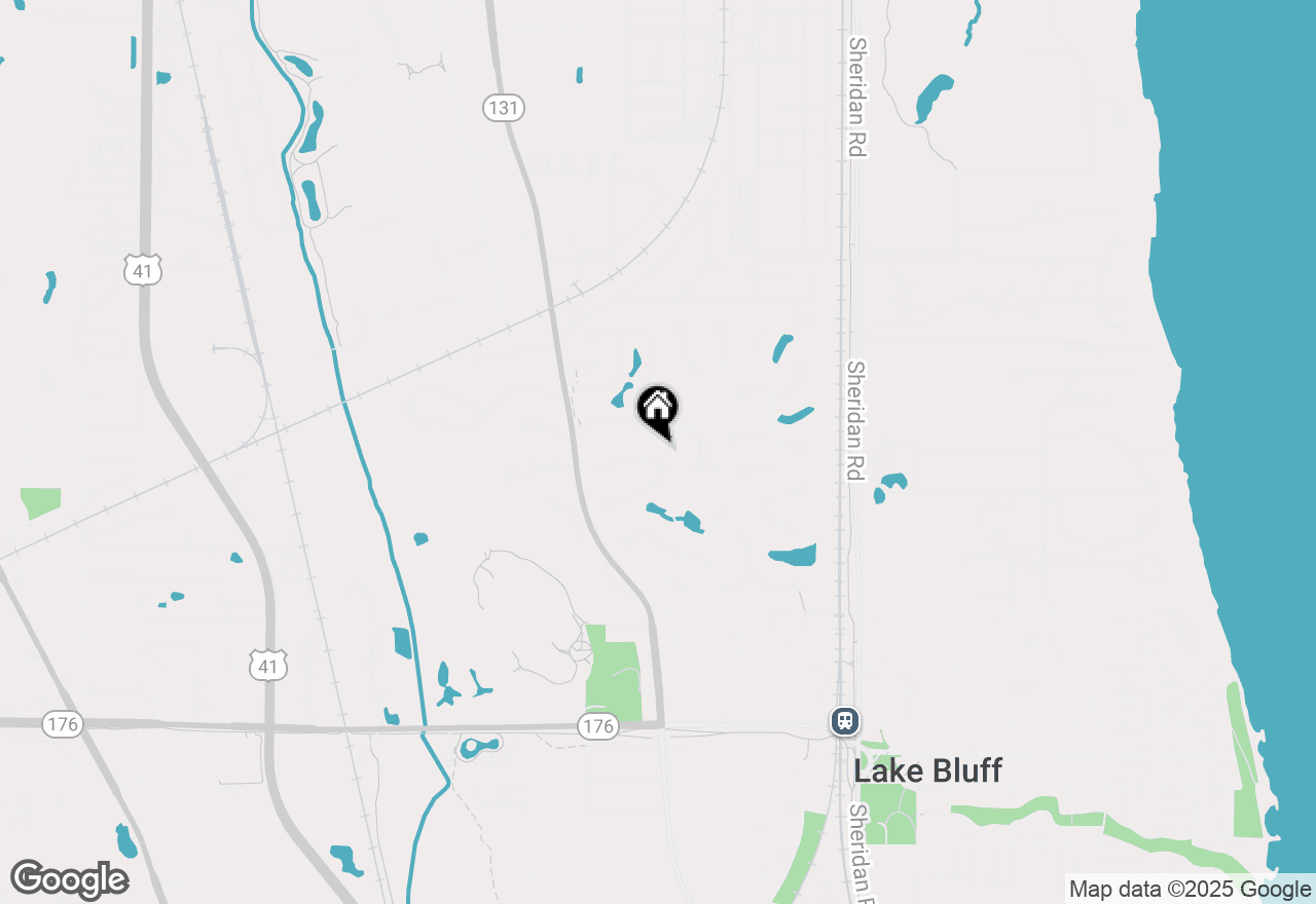 Map of 55 Trowbridge Circle, Lake Bluff, IL 60044