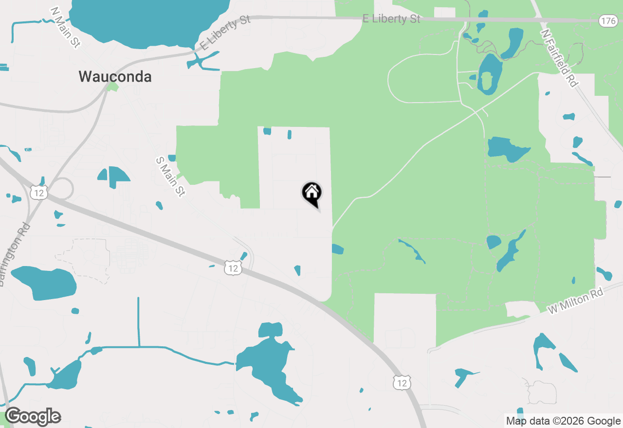 Map of 25085 W Tamarack Drive, Wauconda, IL 60084