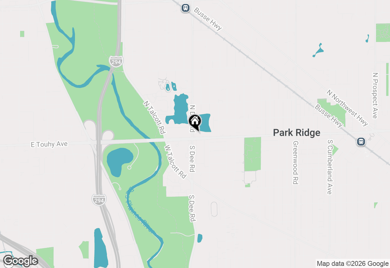 Map of 1 N Dee Road #1B, Park Ridge, IL 60068