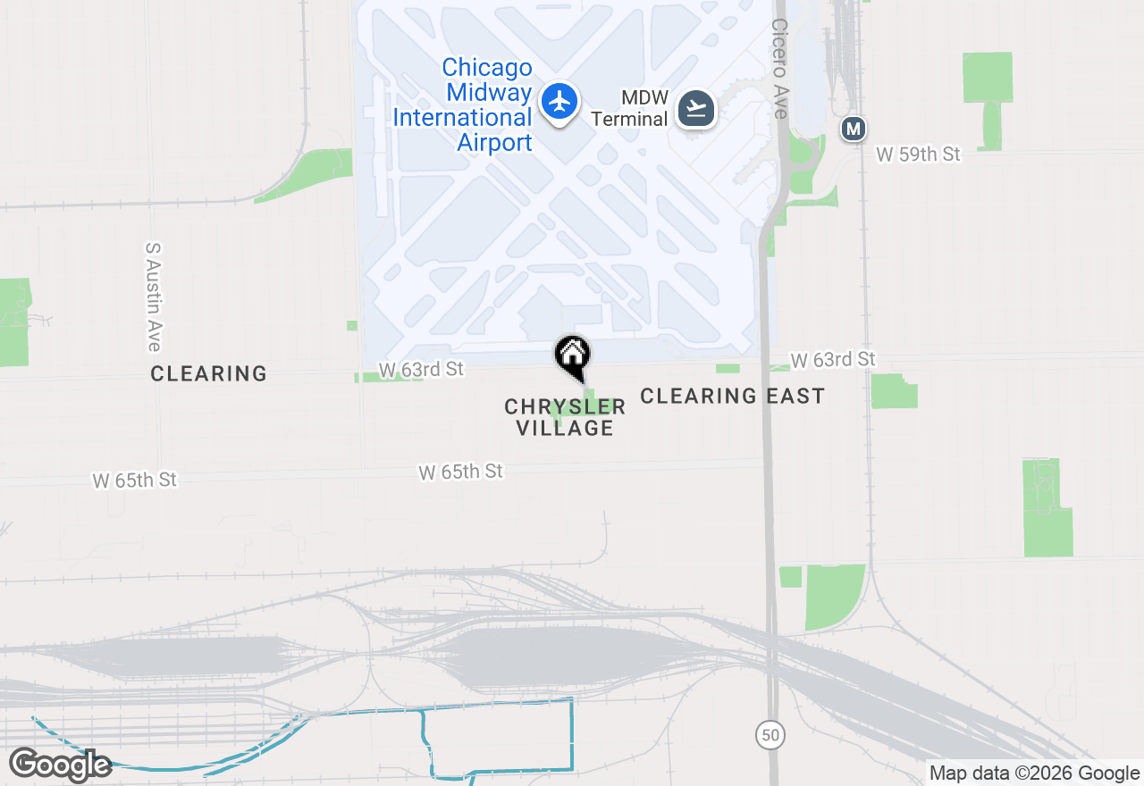 Map of 5167 W 63rd Place, Chicago, IL 60638