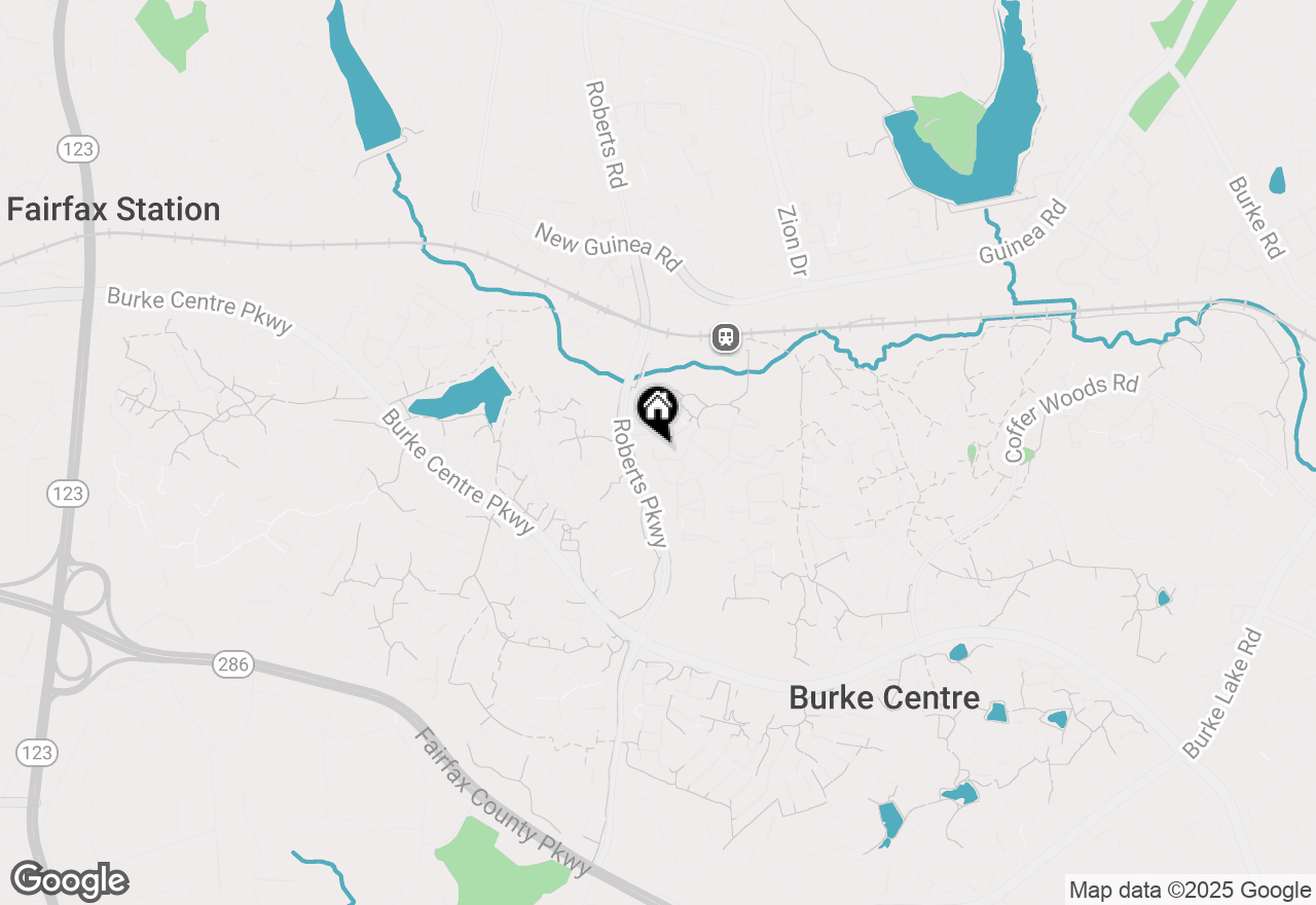 Map of 5988 Bridgetown Court #92, Burke, VA 22015