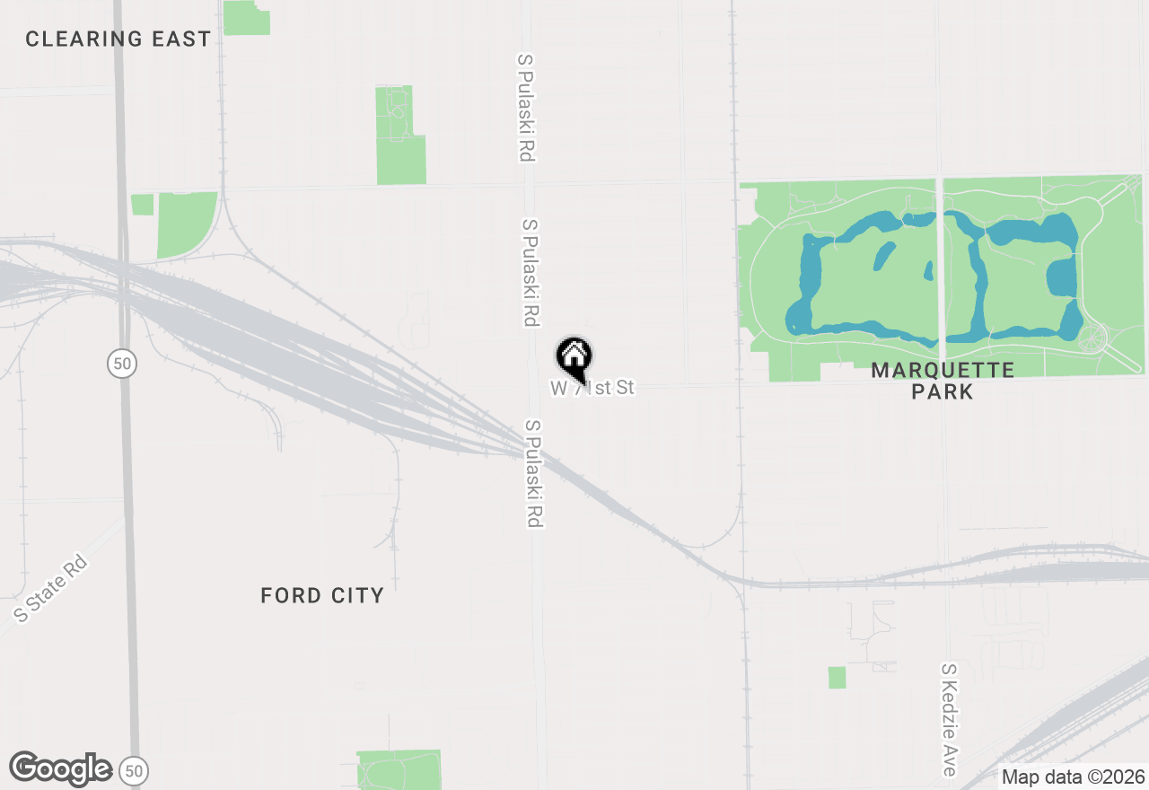 Map of 3909 W 71st Street, Chicago, IL 60629
