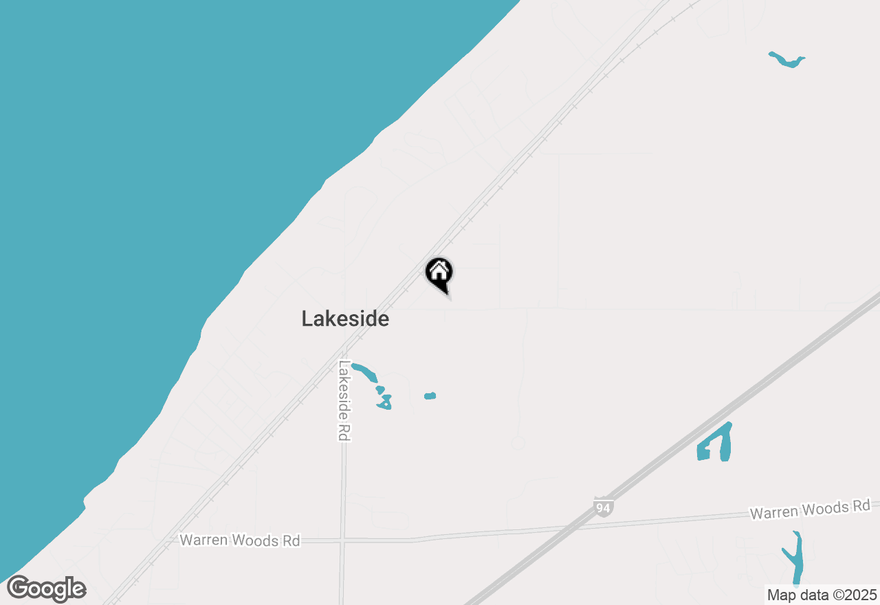 Map of 8633 East Road, Lakeside, MI 49116