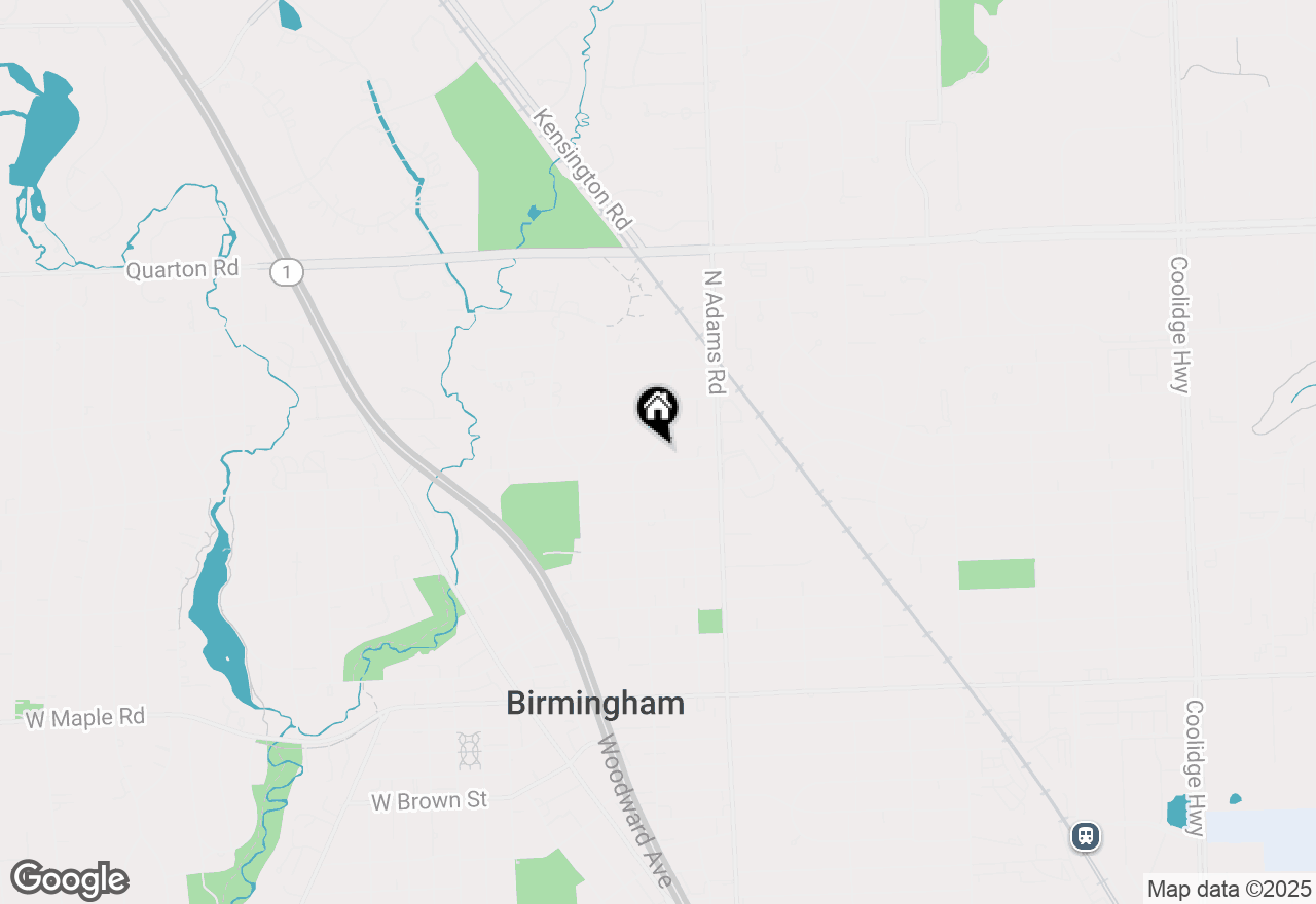 Map of 928 Poppleton Street, Birmingham, MI 48009