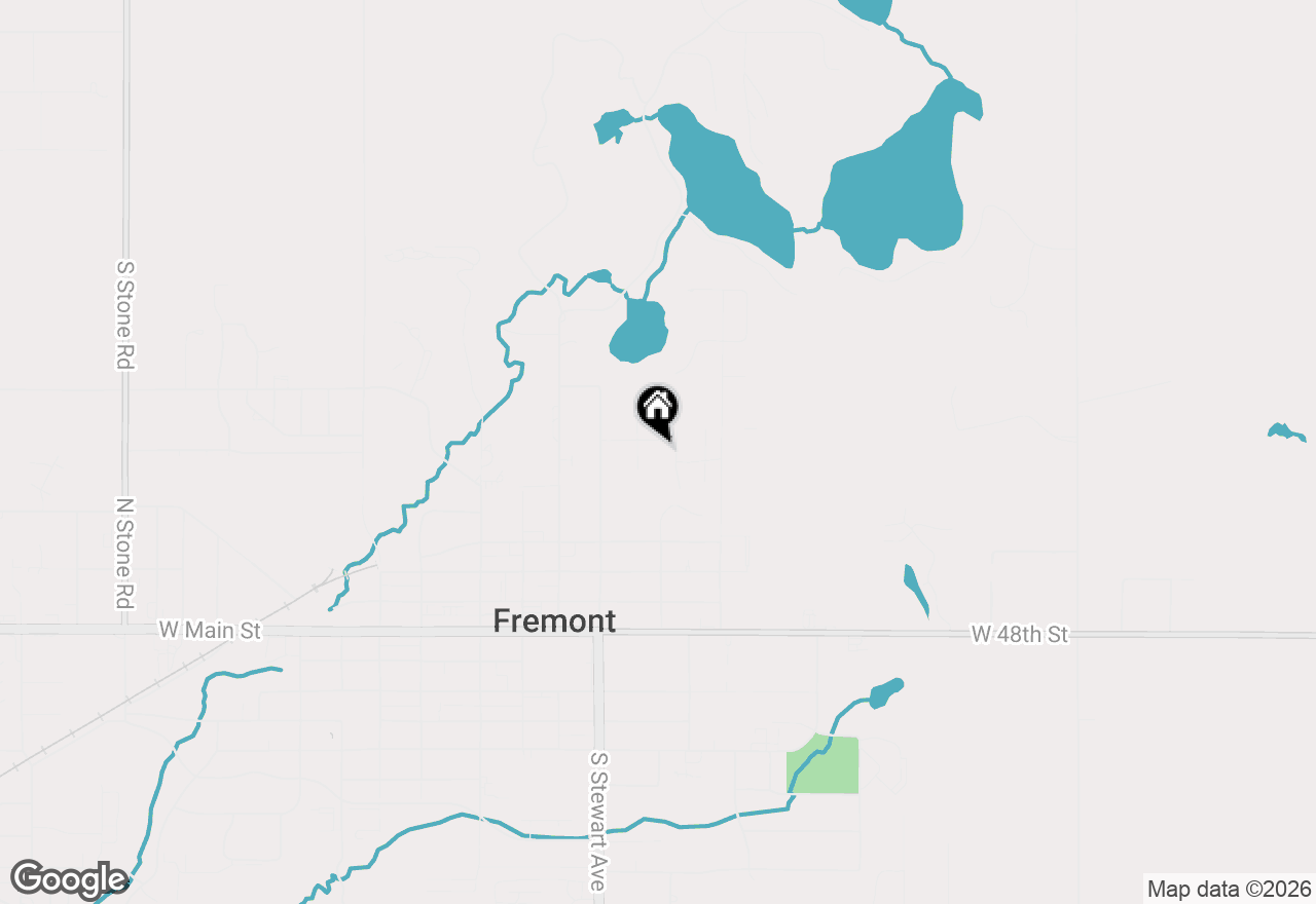 Map of 356 Birch Street, Fremont, MI 49412