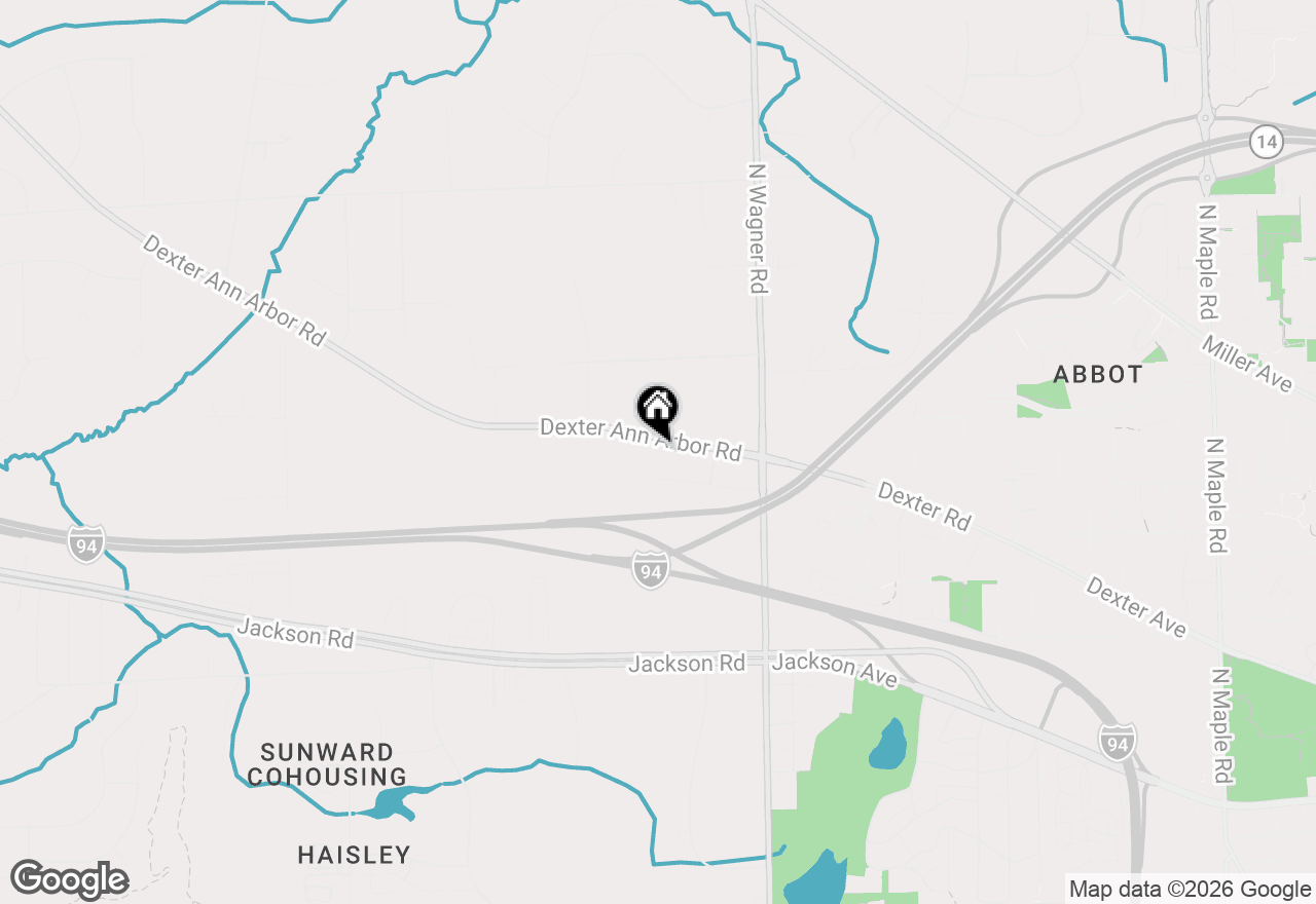 Map of 3705 Dexter Ann Arbor Road, Ann Arbor, MI 48103
