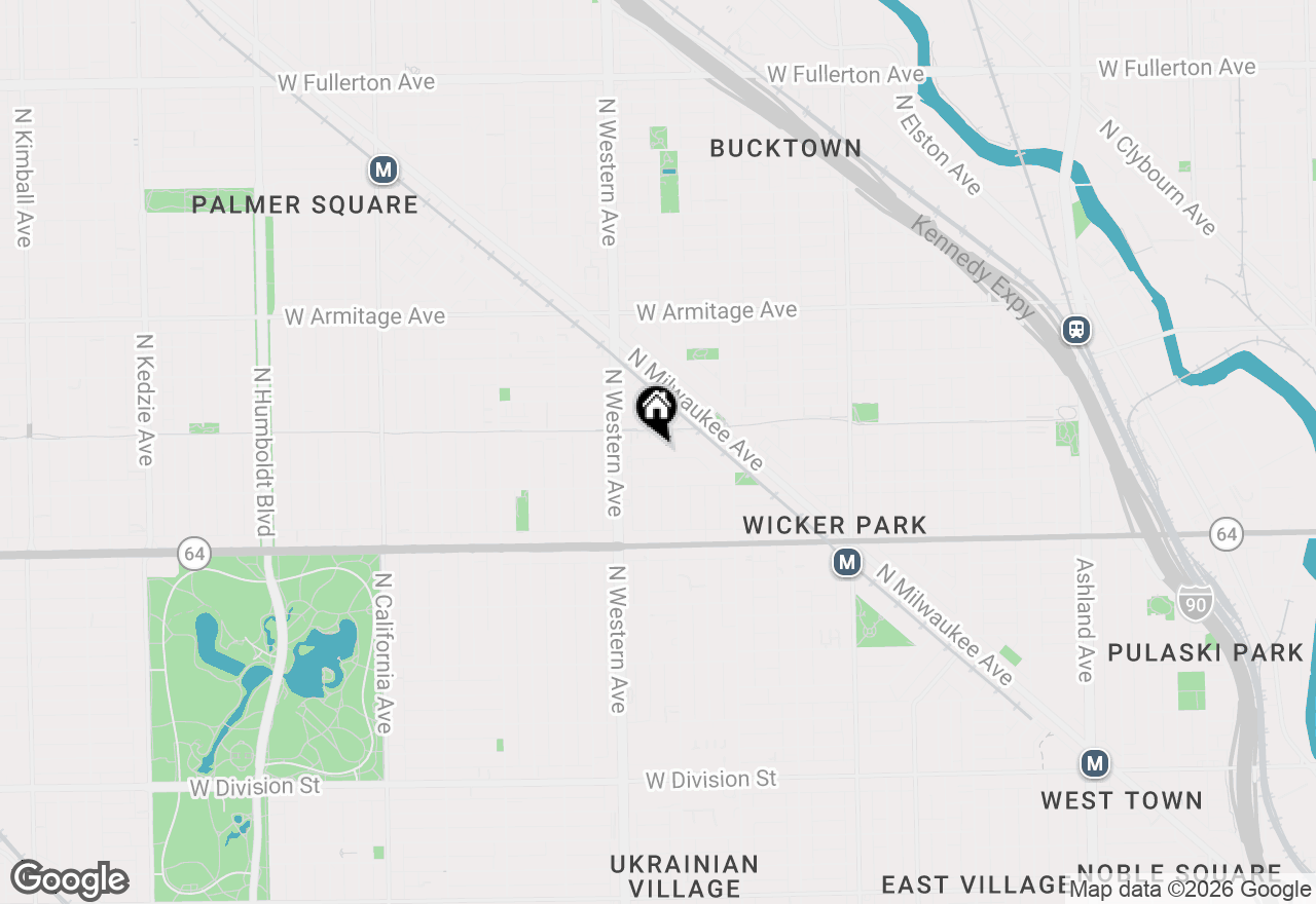 Map of 2333 W Saint Paul Avenue #129, Chicago, IL 60647