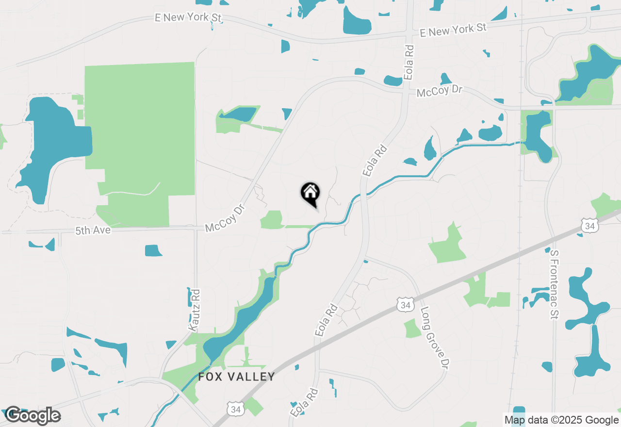 Map of 320 Millington Lane, Aurora, IL 60504