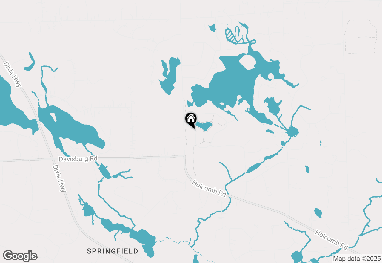 Map of 8410 S Shore Drive, Clarkston, MI 48348