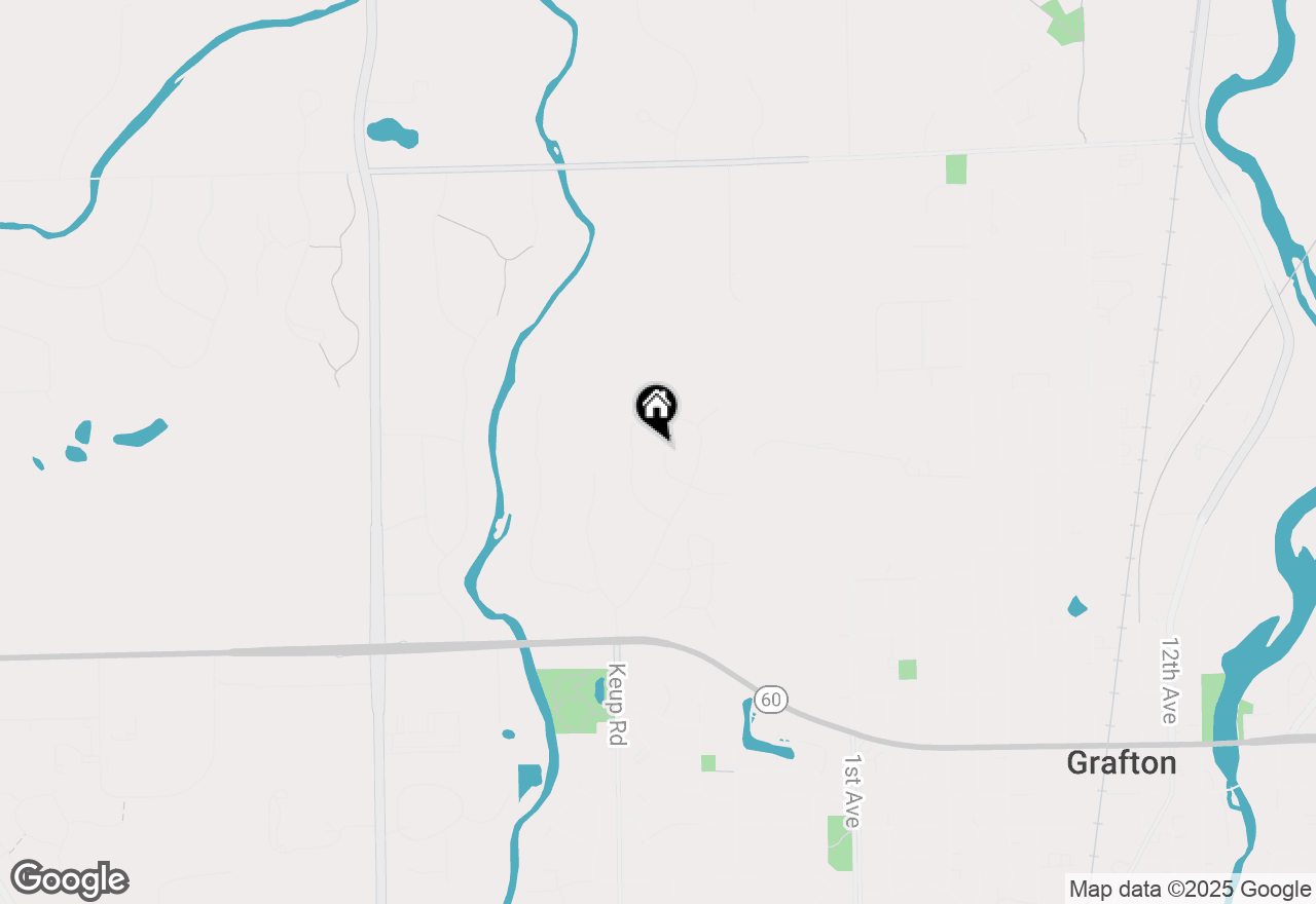 Map of 394 W Sparrow Way, Grafton, WI 53024