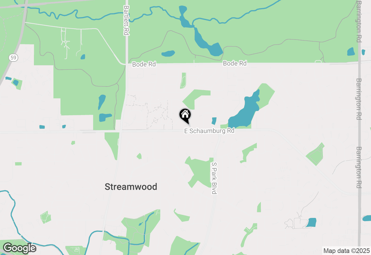 Map of 5 Canterbury Court, Streamwood, IL 60107