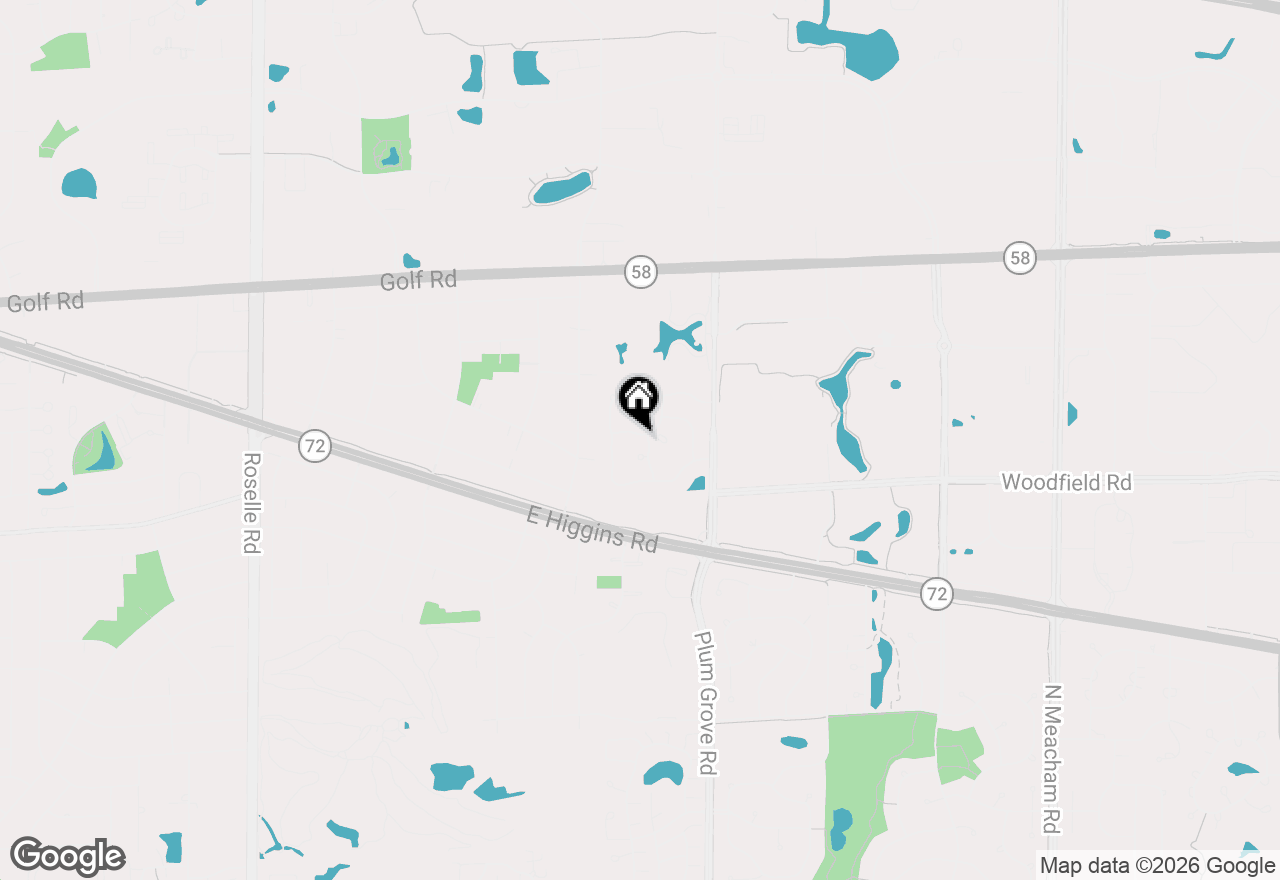 Map of 621 Newbury Lane, Schaumburg, IL 60173