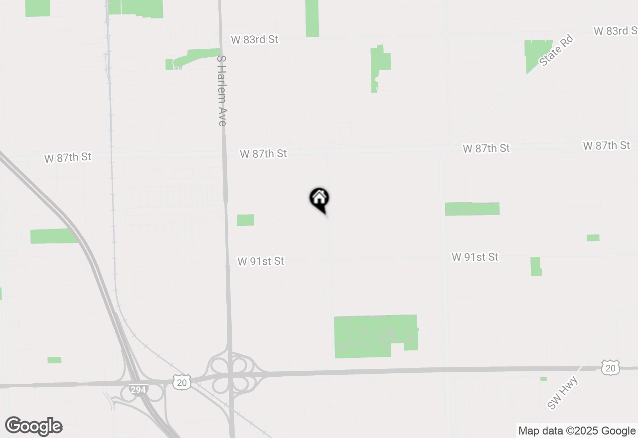 Map of 8930 Saratoga Drive, Bridgeview, IL 60455