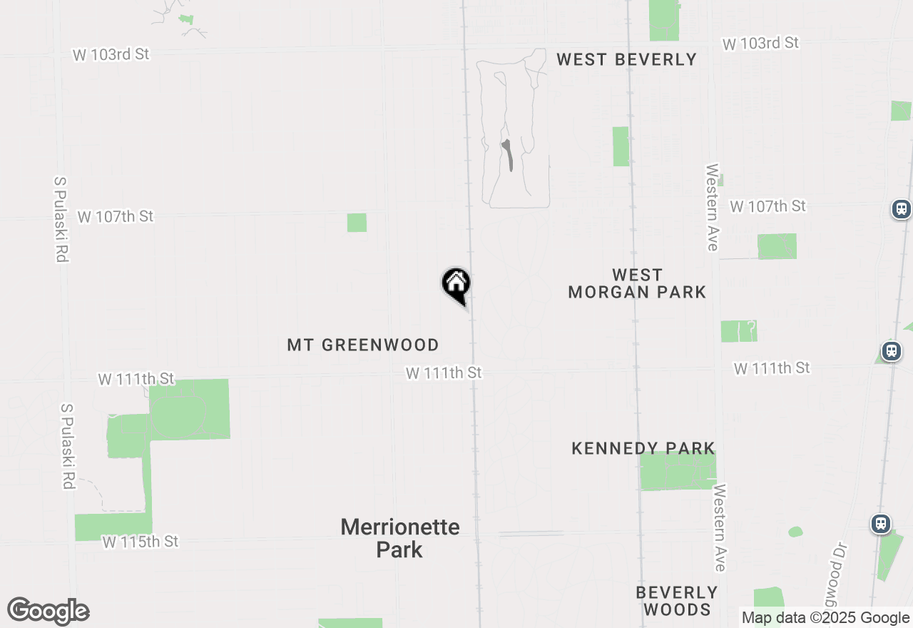 Map of 10933 S Whipple Street, Chicago, IL 60655