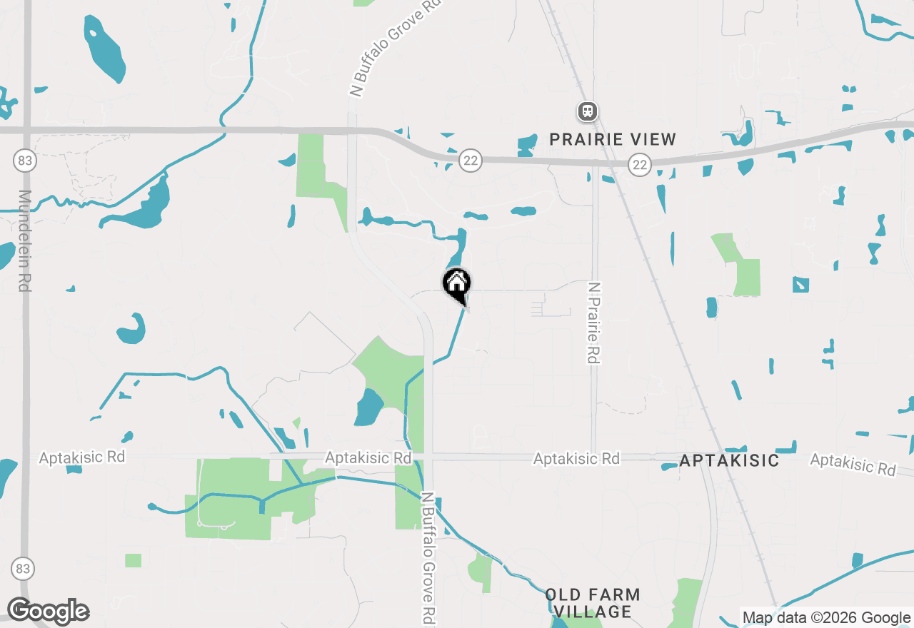 Map of 301 Didier Court, Buffalo Grove, IL 60089