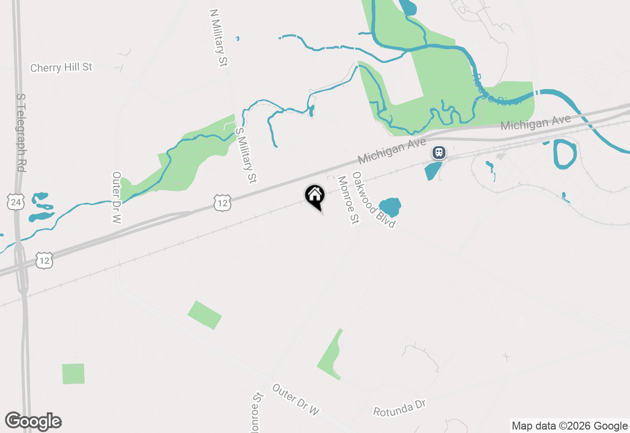 Map of 22153 Park Street, Dearborn, MI 48124