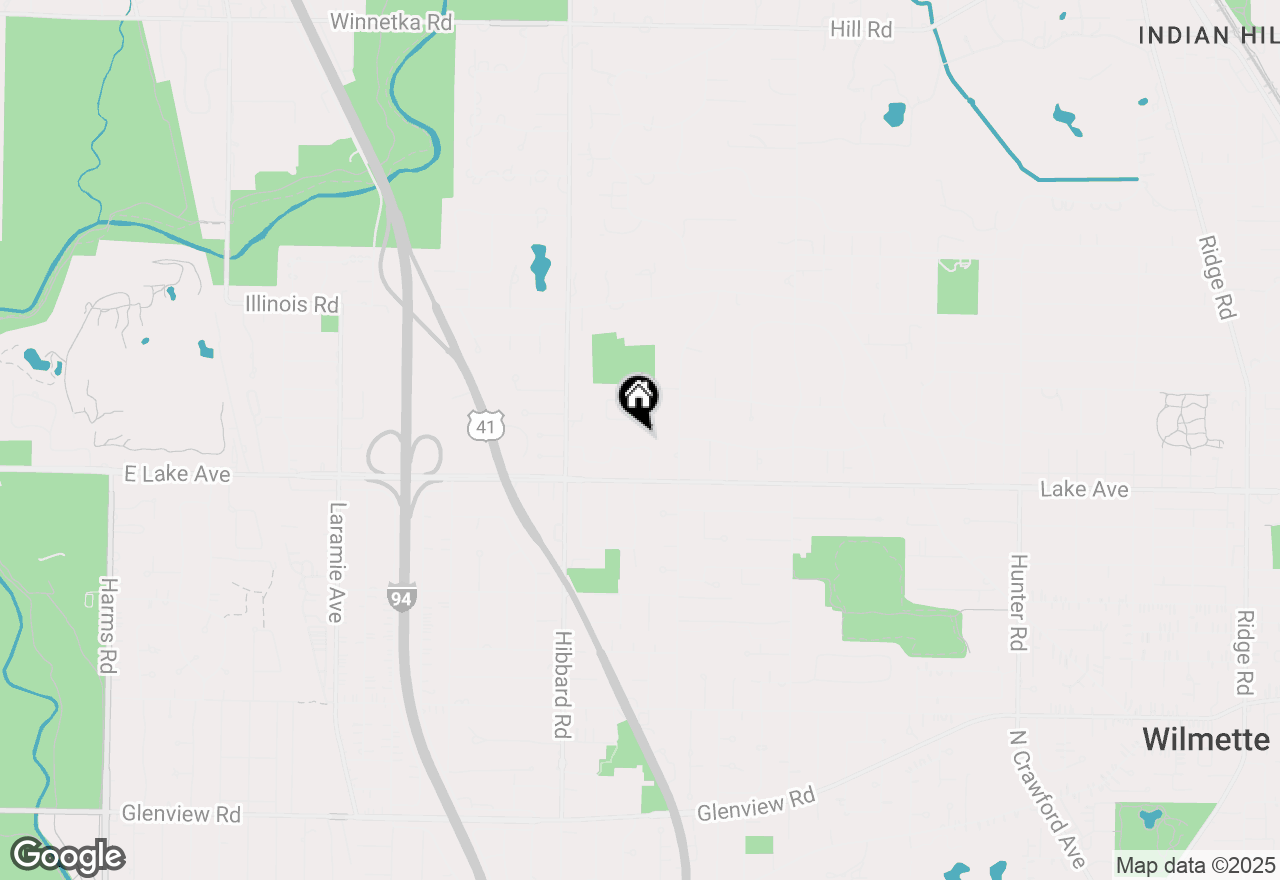Map of 2938 Indianwood Road, Wilmette, IL 60091