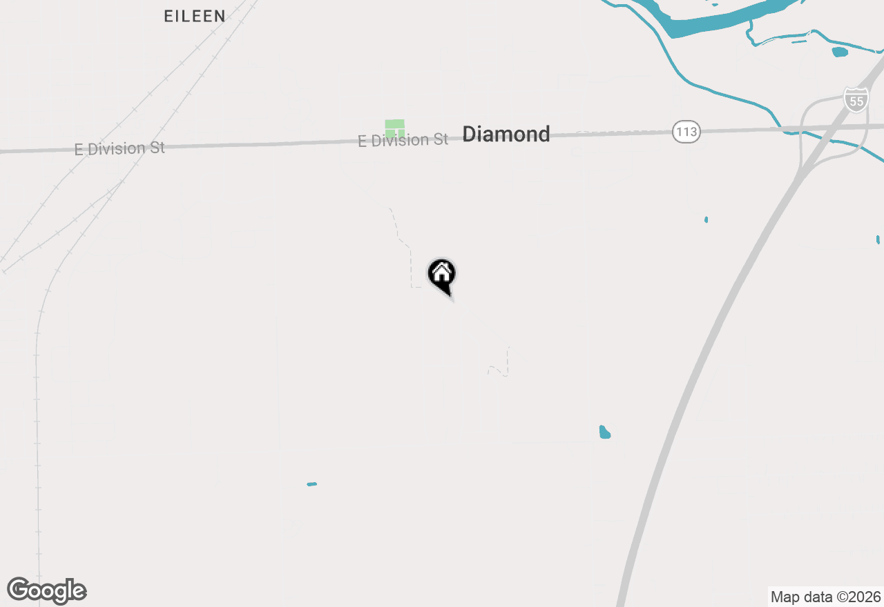 Map of 740 Crystal Lane, Diamond, IL 60416