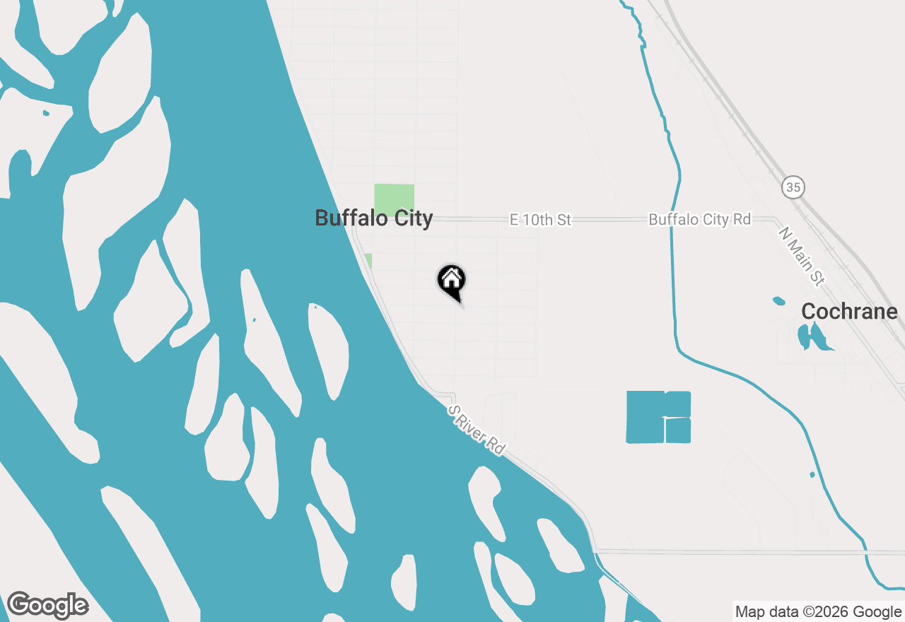 Map of 526 S Herman St, Buffalo City, WI 54622