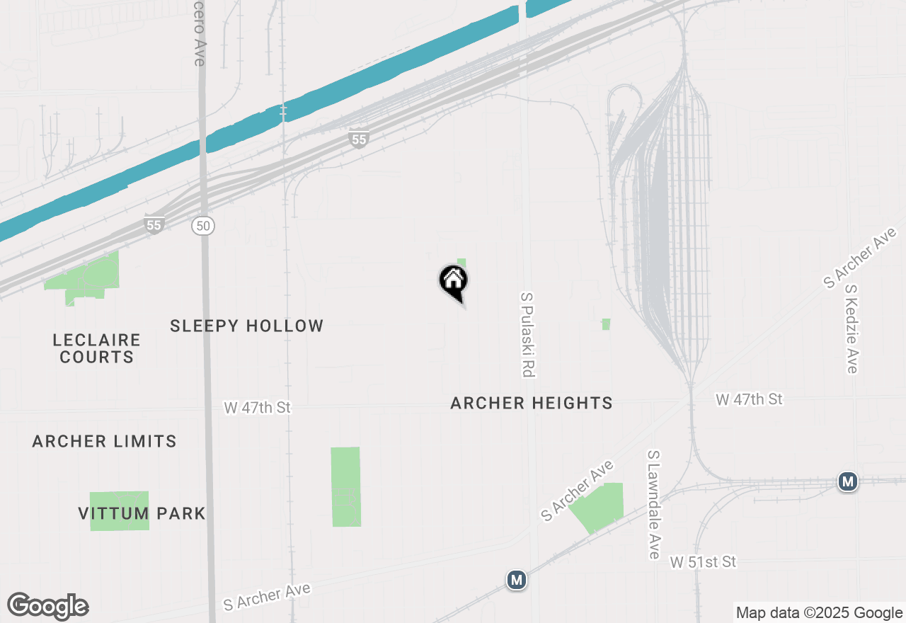 Map of 4443 S Keeler Avenue, Chicago, IL 60632