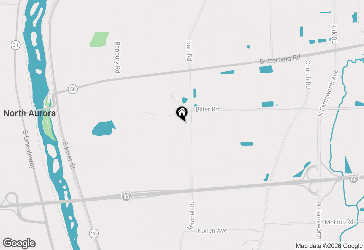 Map of 108 Schneider Court #108, North Aurora, IL 60542