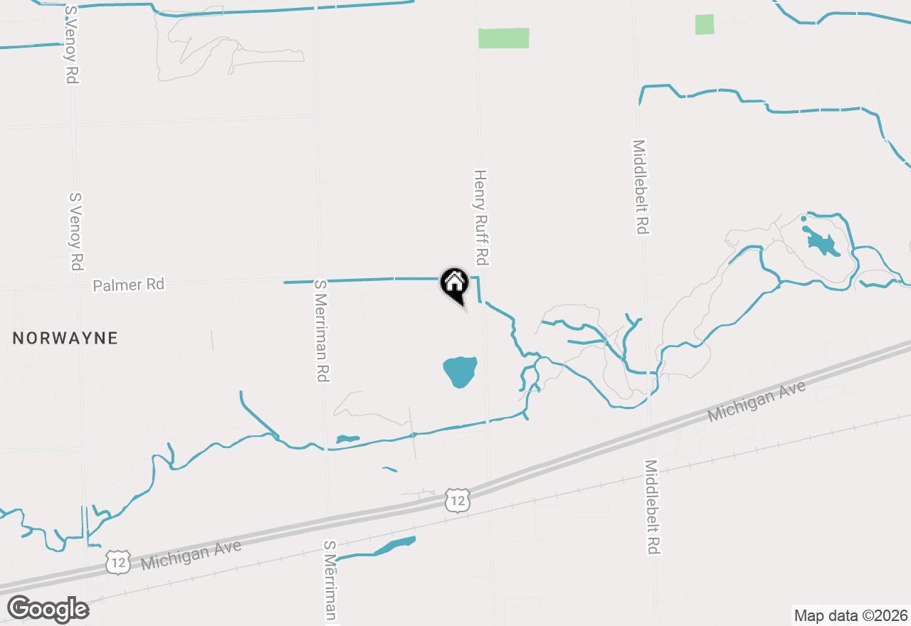 Map of 1973 Golfview Lane, Westland, MI 48186