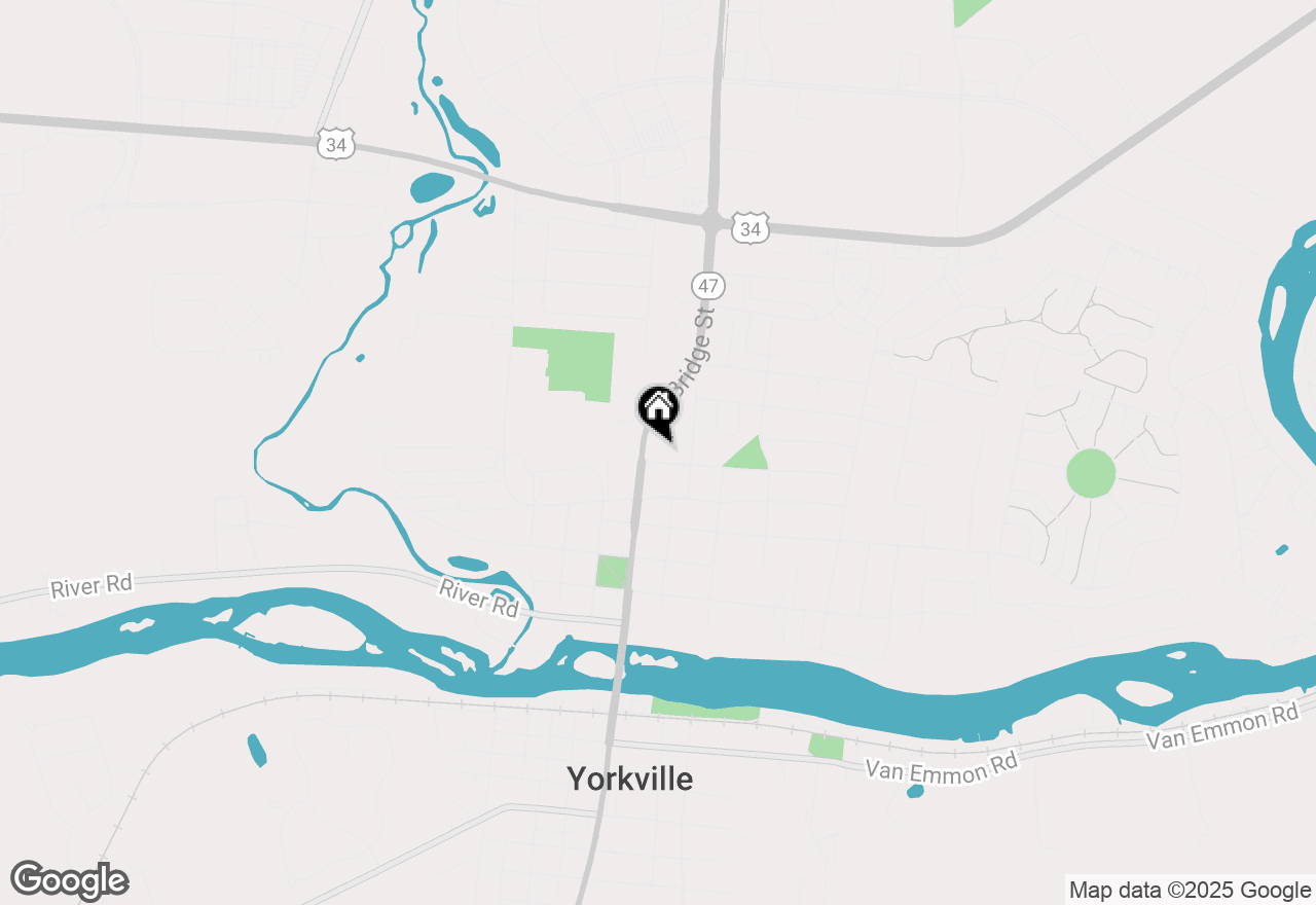 Map of 103 Park Street #A, Yorkville, IL 60560