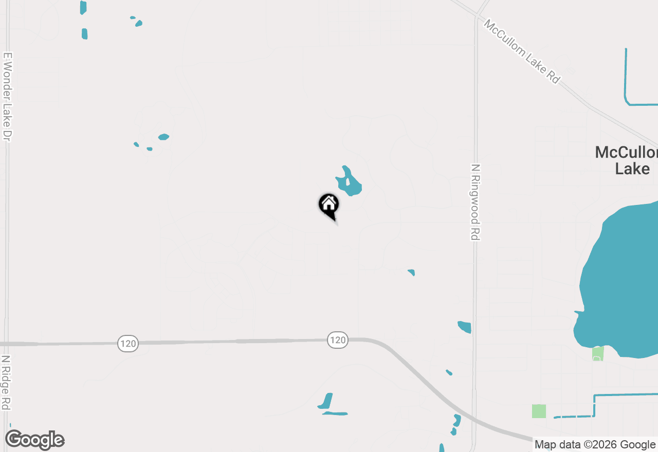 Map of 6284 Redwood Trail, Wonder Lake, IL 60097