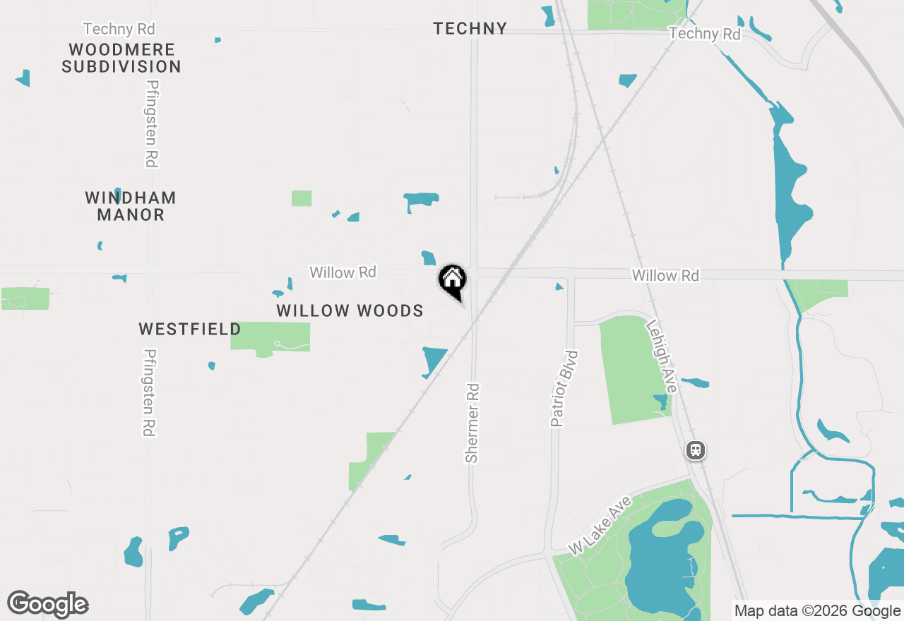 Map of 112 Harvard Court, Glenview, IL 60025