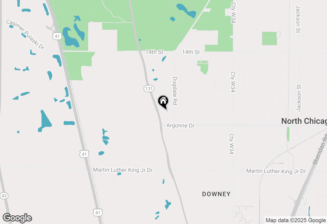 Map of 2837 18th Street, North Chicago, IL 60064