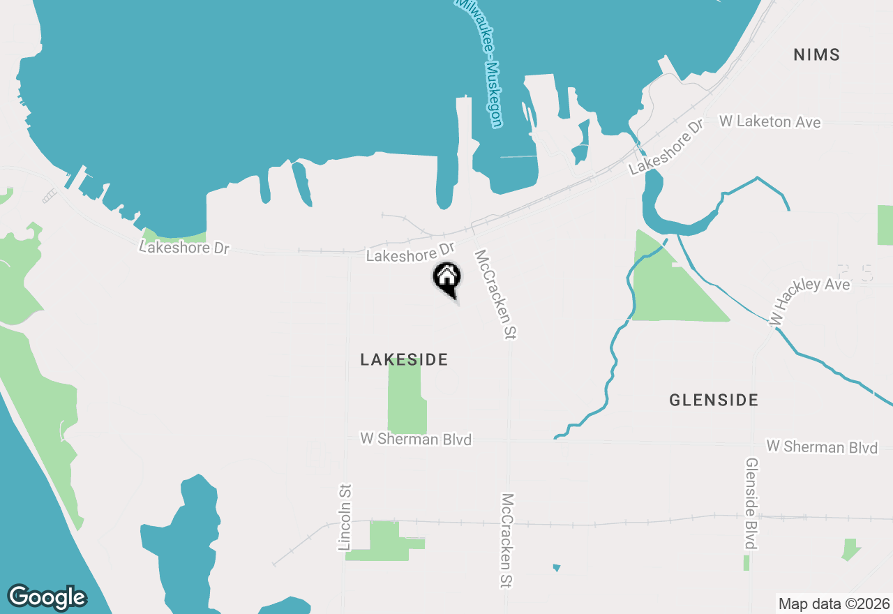 Map of 2269 Denmark Street, Muskegon, MI 49441