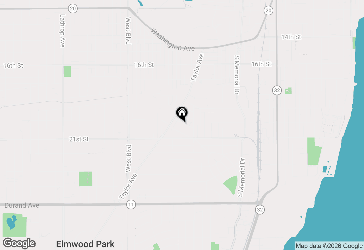 Map of 2423 20th St, Racine, WI 53403