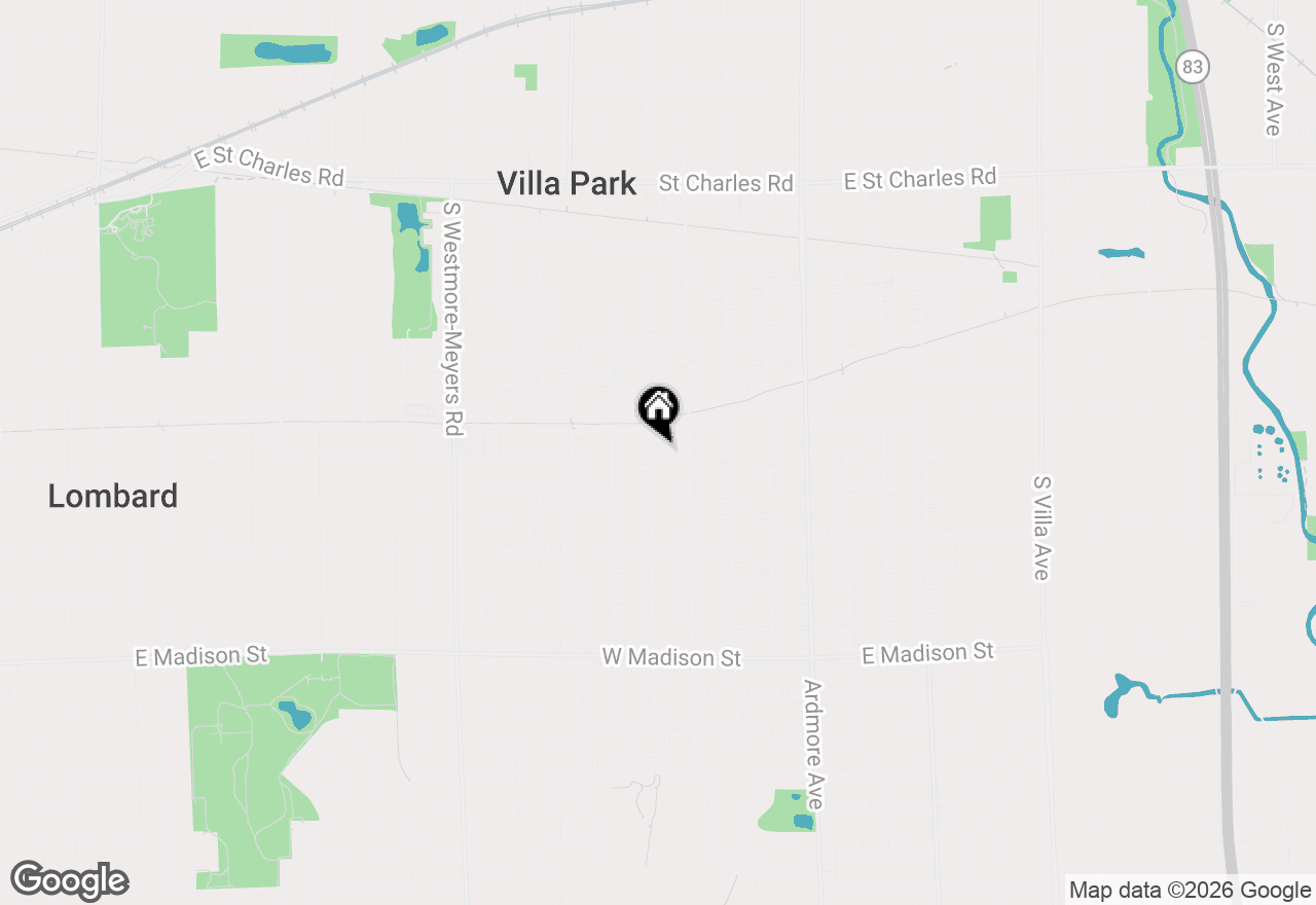 Map of 419 S Michigan Avenue, Villa Park, IL 60181