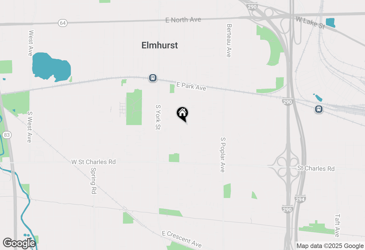 Map of 231 S Arlington Avenue, Elmhurst, IL 60126