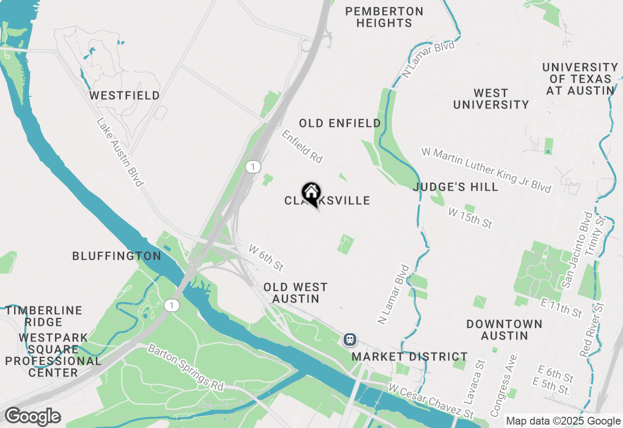 Map of 1605 W 11th St, Austin, TX 78703