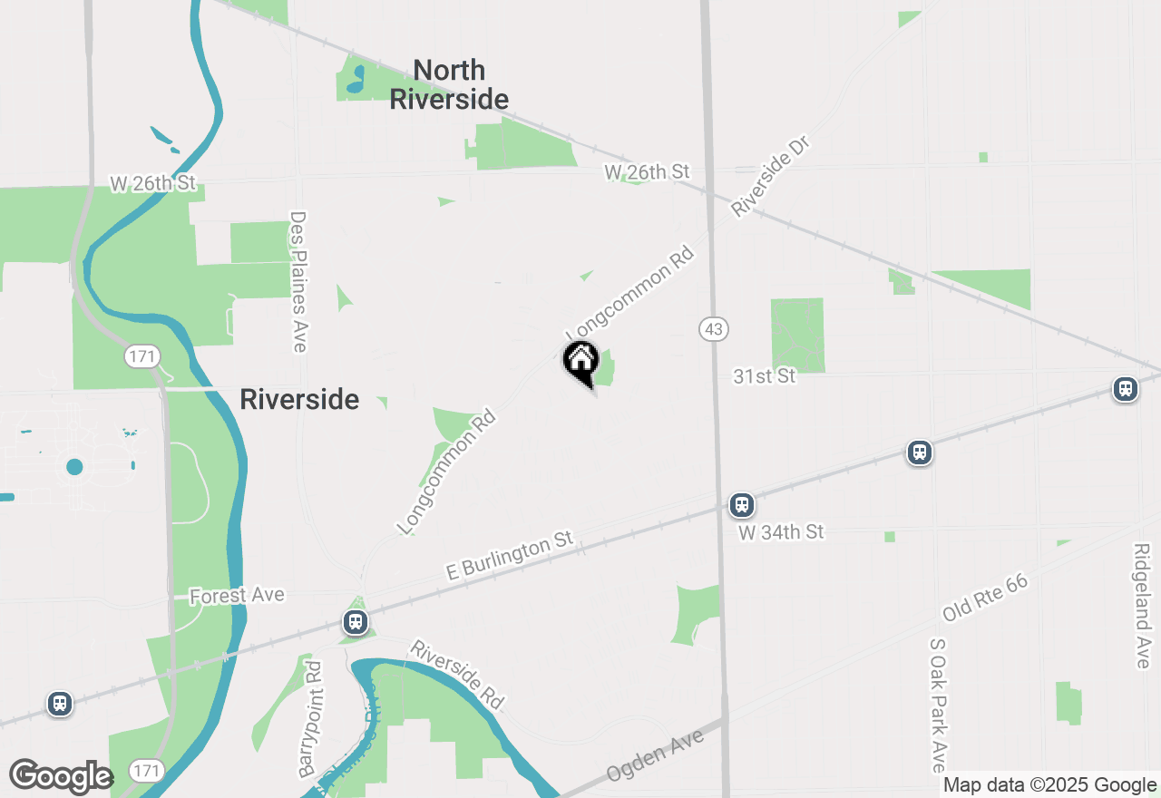 Map of 339 Eastgrove Road, Riverside, IL 60546