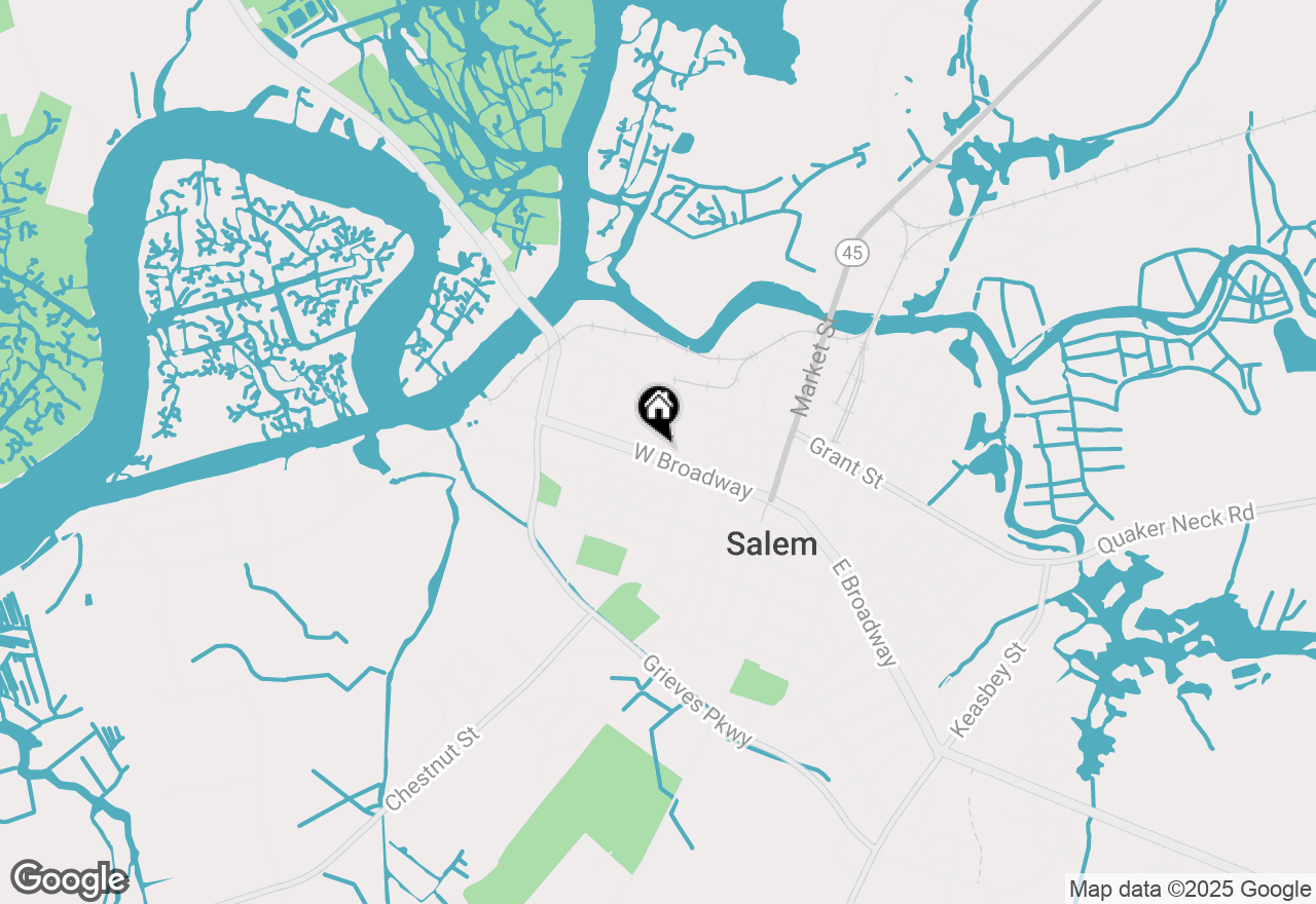 Map of 100 W Broadway, Salem, NJ 08079