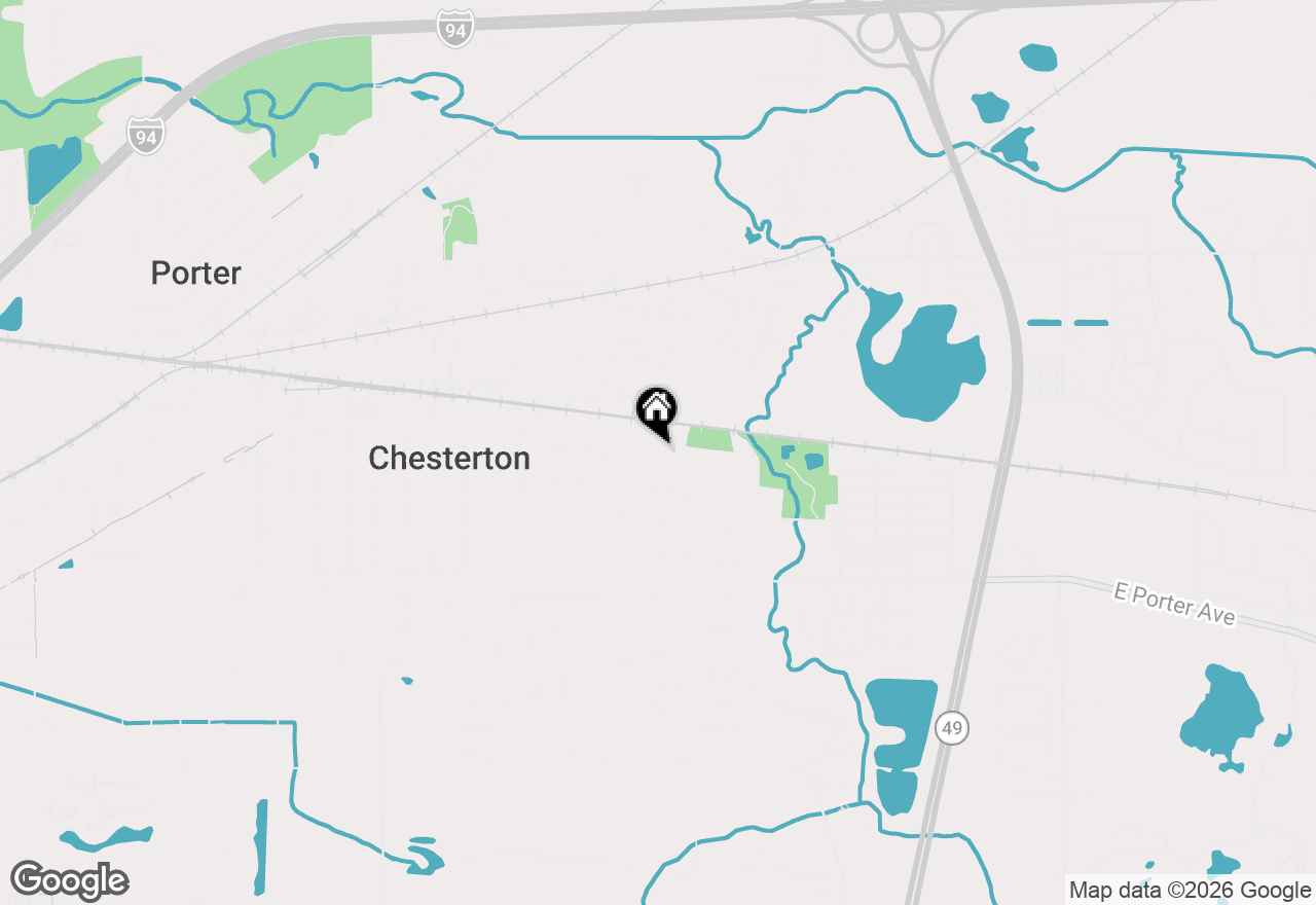 Map of 321 Broadway Avenue, Chesterton, IN 46304