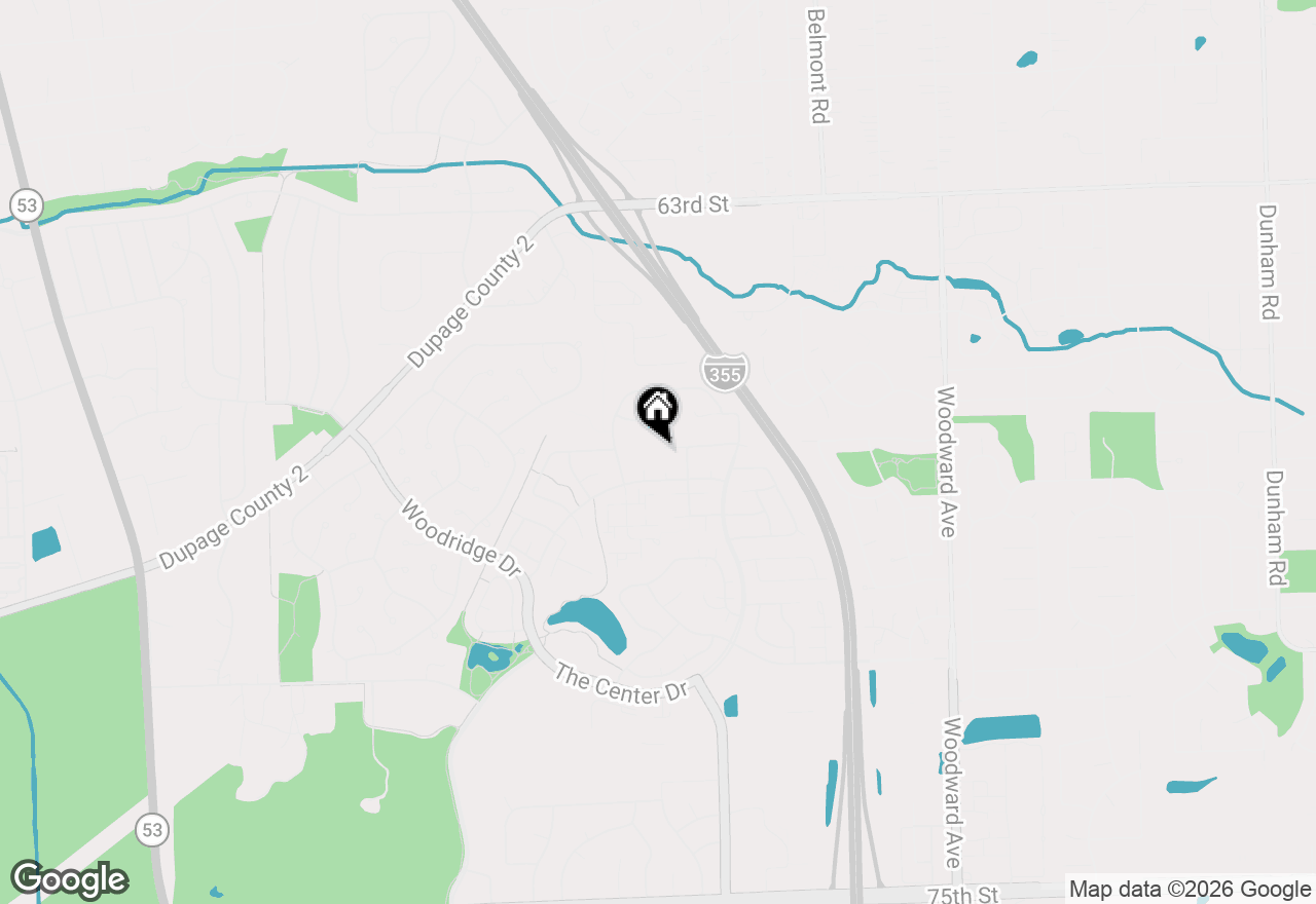 Map of 7 Pheasant Court, Woodridge, IL 60517