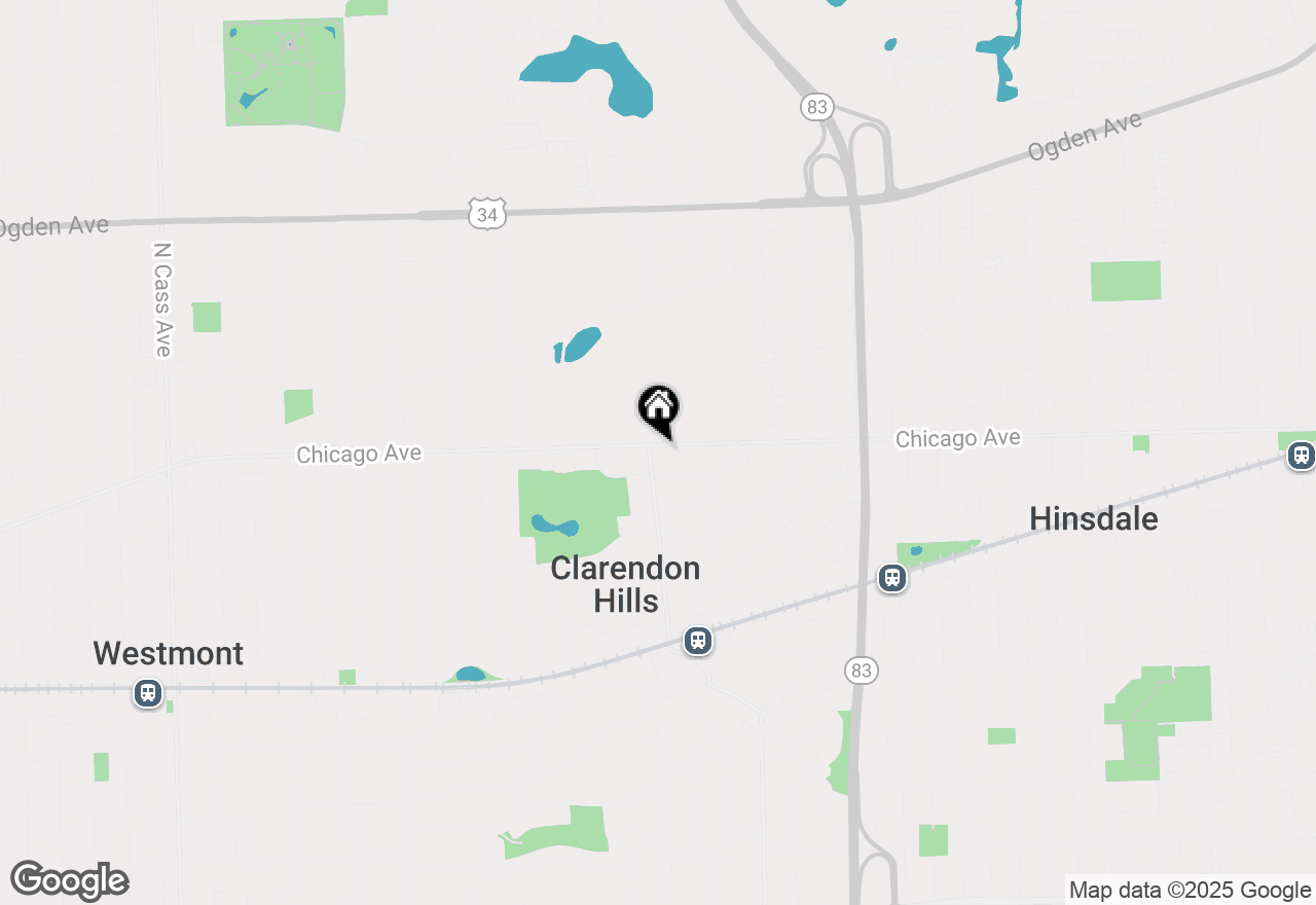 Map of 159 Chicago Avenue, Clarendon Hills, IL 60514
