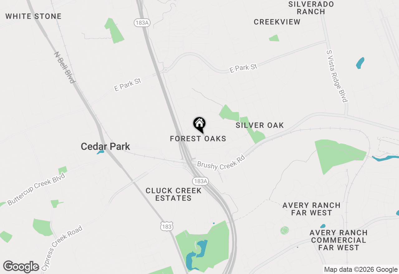 Map of 907 Savanna Ln, Cedar Park, TX 78613