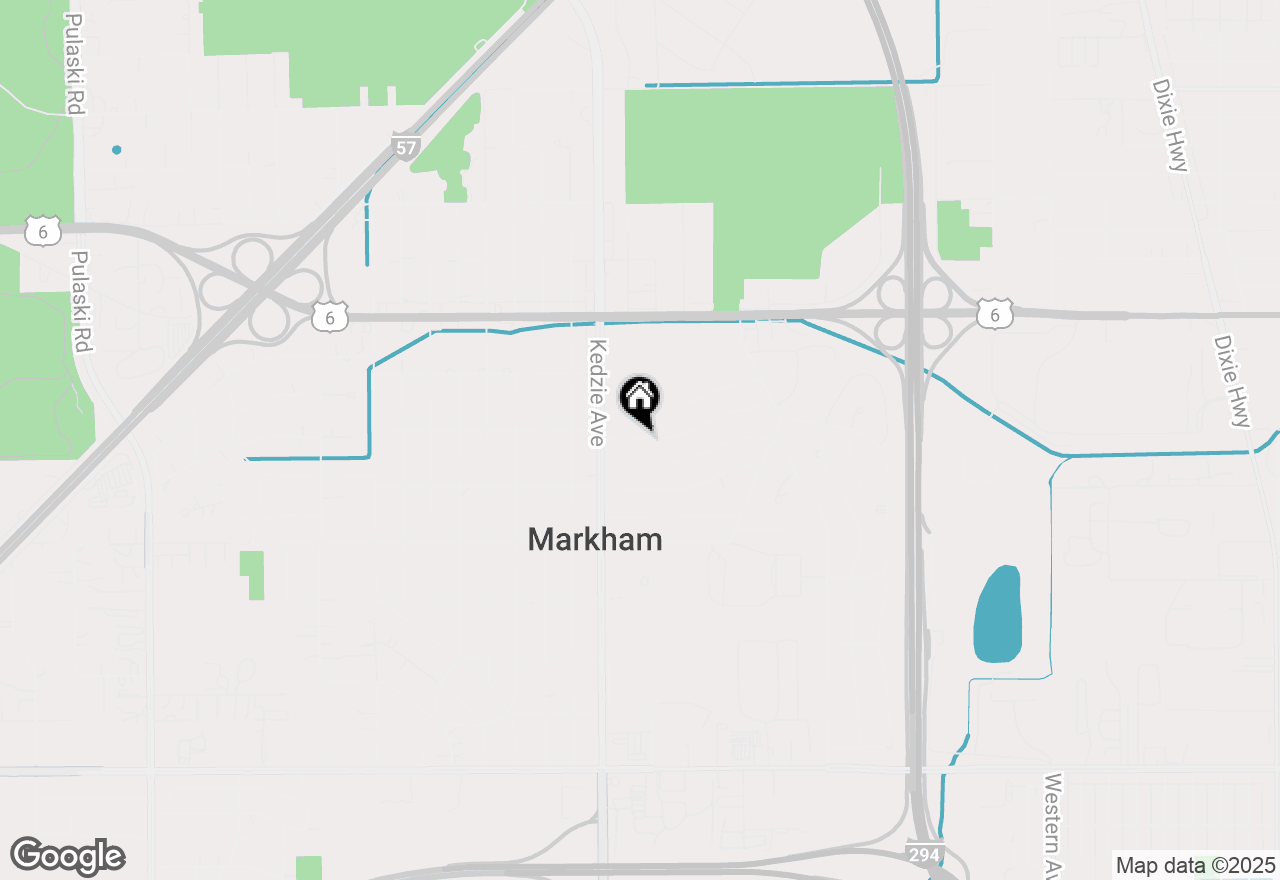 Map of 3145 Nottingham Avenue, Markham, IL 60426