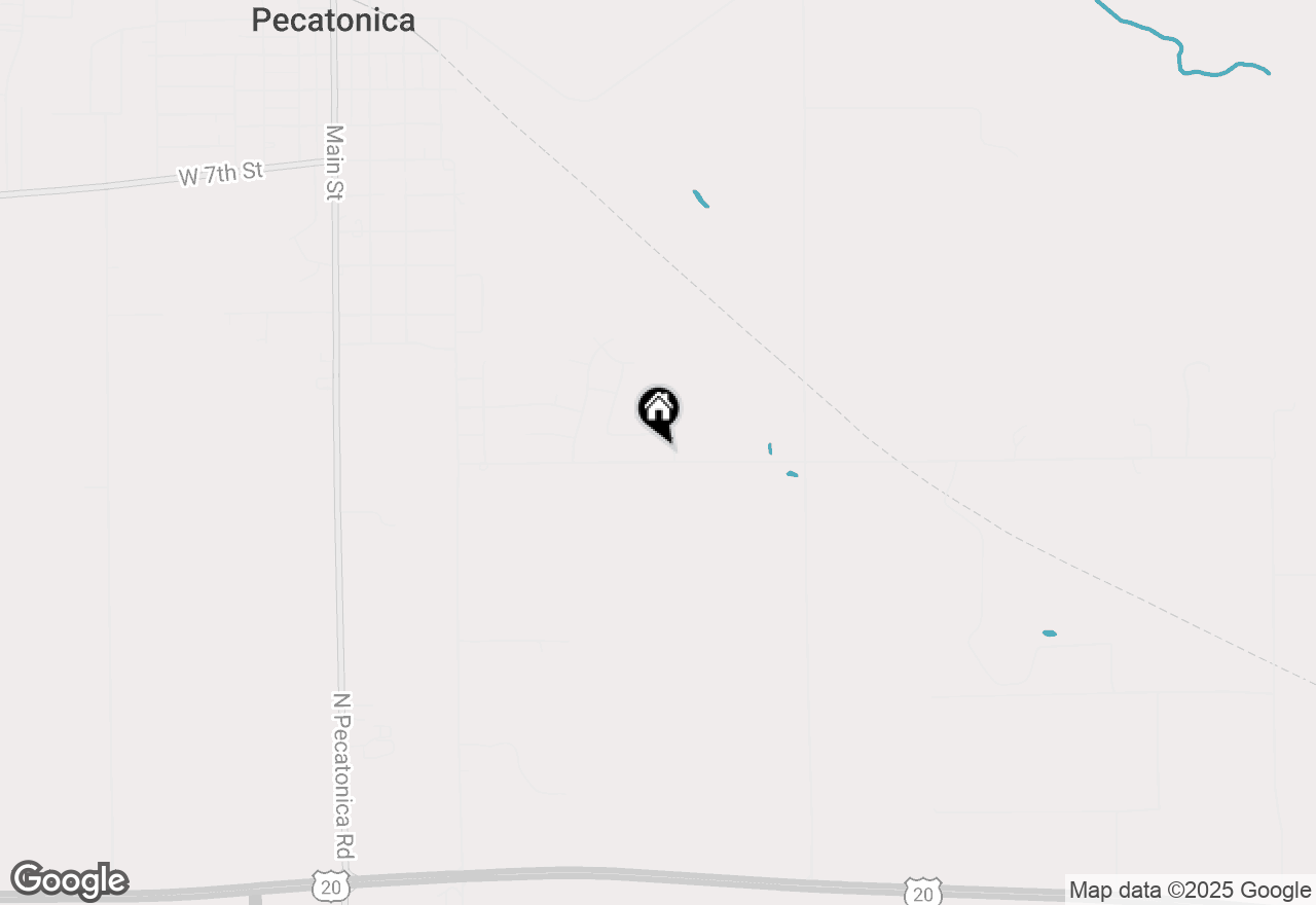 Map of 622 Berglund Road, Pecatonica, IL 61063