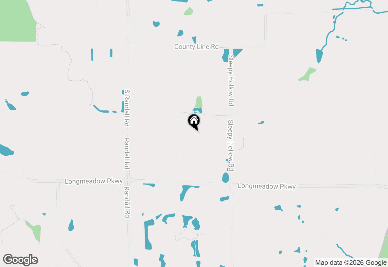Map of 1041 Glenmont Street, Algonquin, IL 60102