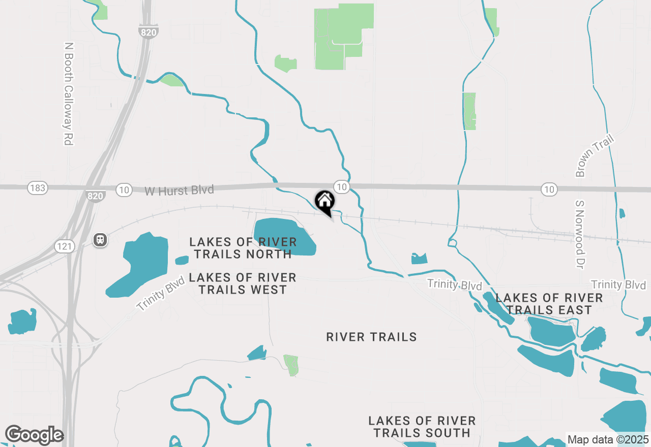 Map of 8653 Fountainview Terrace, Fort Worth, TX 76053