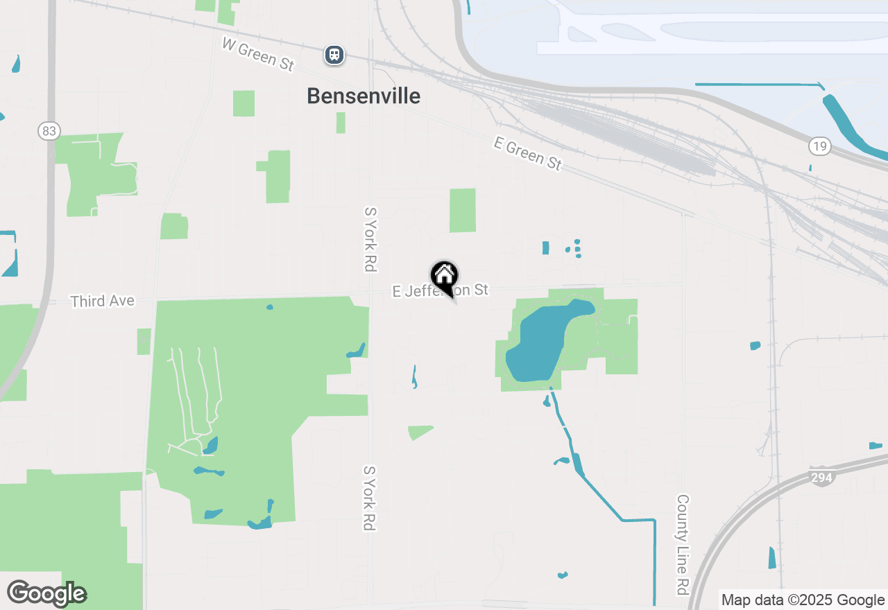 Map of 291 E Crest Avenue, Bensenville, IL 60106
