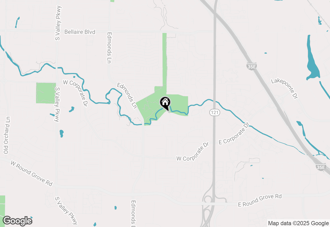 Map of 534 Continental Drive, Lewisville, TX 75067