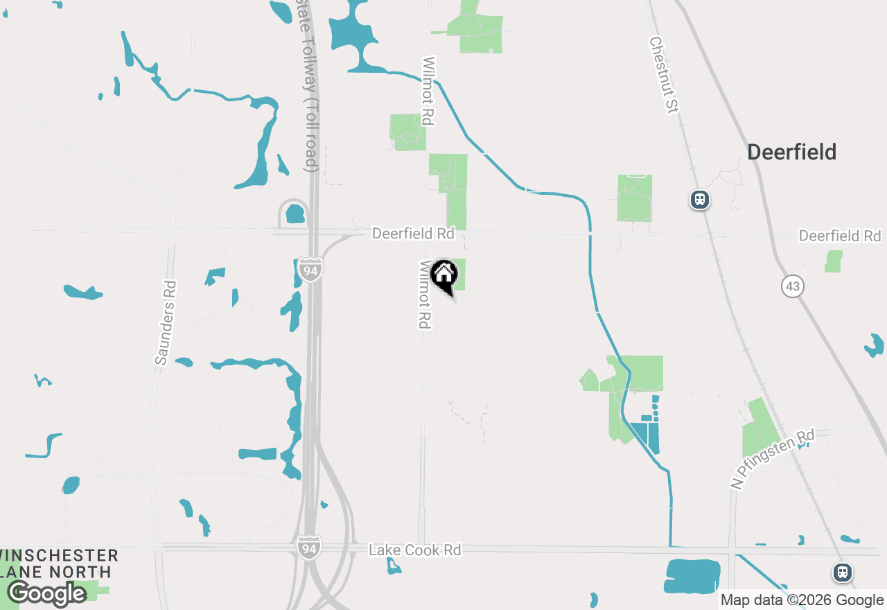 Map of (Address confidential), Deerfield, Illinois 60015
