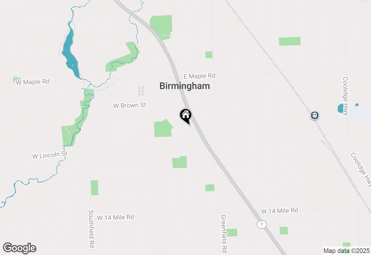 Map of 787 Ann Street, Birmingham, MI 48009